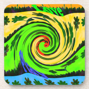 Hakuna Matata Tsunami Liebe Wave Colors.png Untersetzer