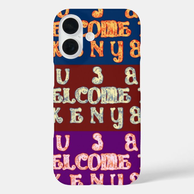 Hakuna Matata Willkommen in Kenya.png Case-Mate iPhone Hülle (Rückseite)