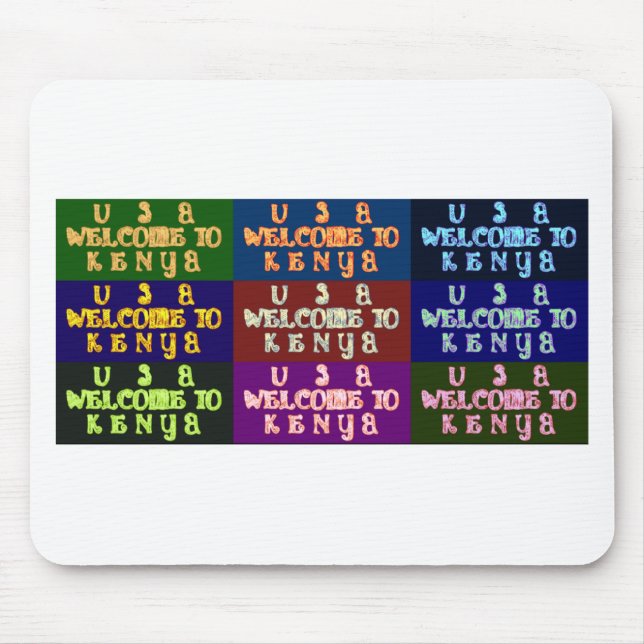 Hakuna Matata Willkommen in Kenya.png Mousepad (Vorne)