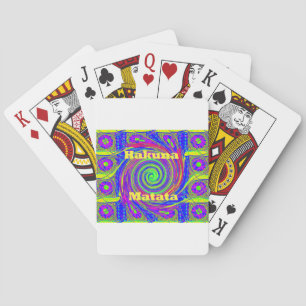 Hakuna Matata – Wirbelnde Gestaltung mit lebendige Spielkarten