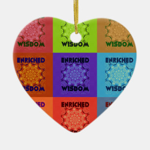 Hakuna Matata Wisdom Enriched Keramik Ornament