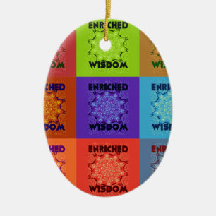 Hakuna Matata Wisdom Enriched Keramik Ornament