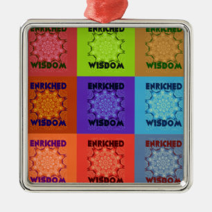 Hakuna Matata Wisdom Enriched Ornament Aus Metall