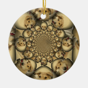 Hakuna Matta Puppies und Hunde unendlich phantasti Keramikornament