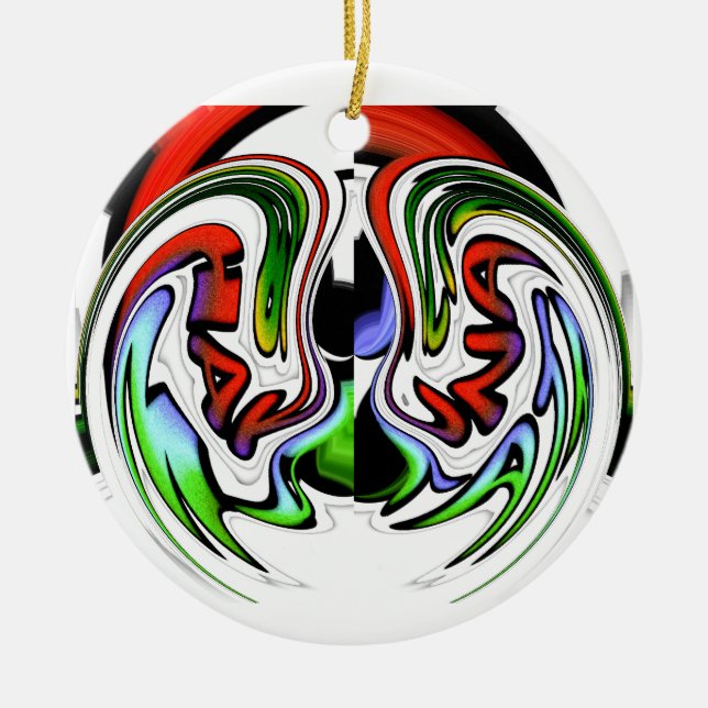 HakunaMatata hakunamatata Geschenke Keramikornament (Vorne)