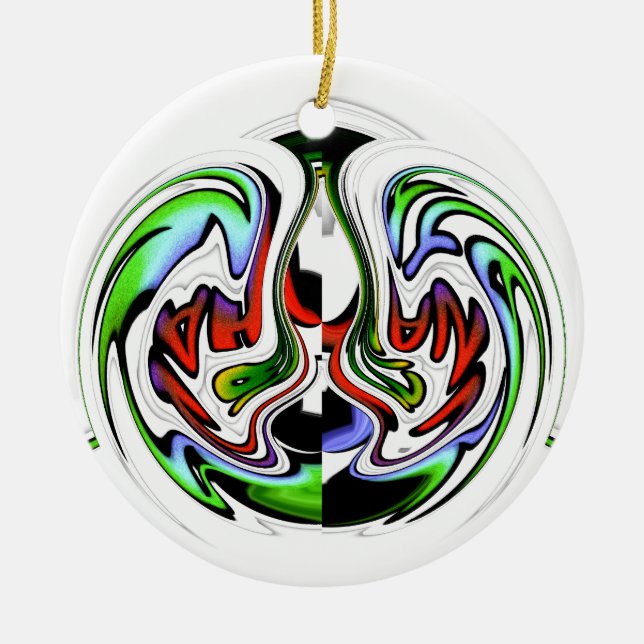 HakunaMatata hakunamatata Geschenkfarben Keramik Ornament (Vorne)