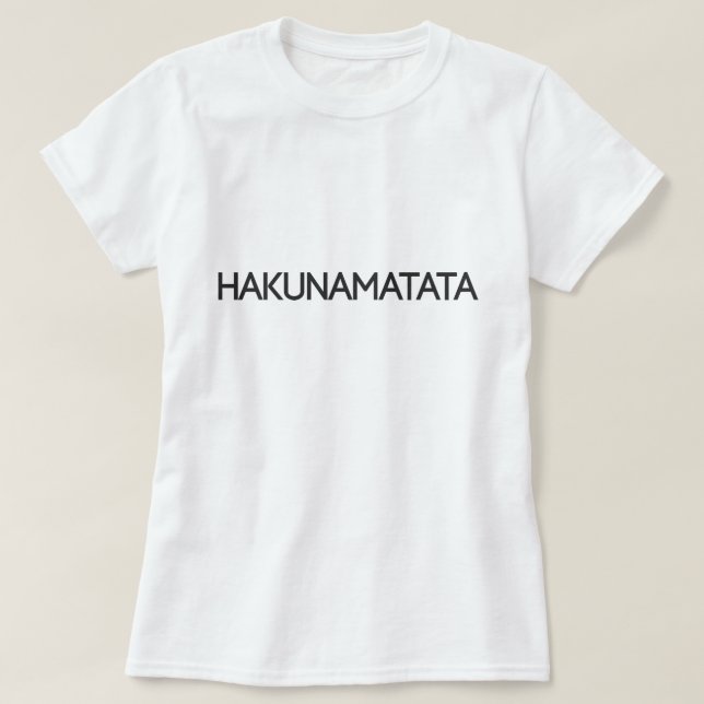 HakunaMatata T-Shirt (Design vorne)