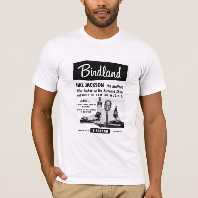 Hal Jackson bei Birdland B'way am 52. T-Shirt (Vorderseite)