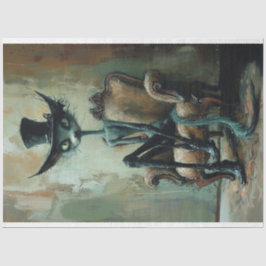 Hal the Halloween Cat Seidenpapier