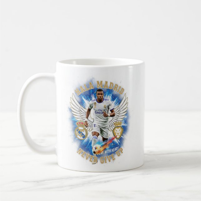 Hala Madrid Kylian Mb Never Give Up Mug Kaffeetasse (Links)