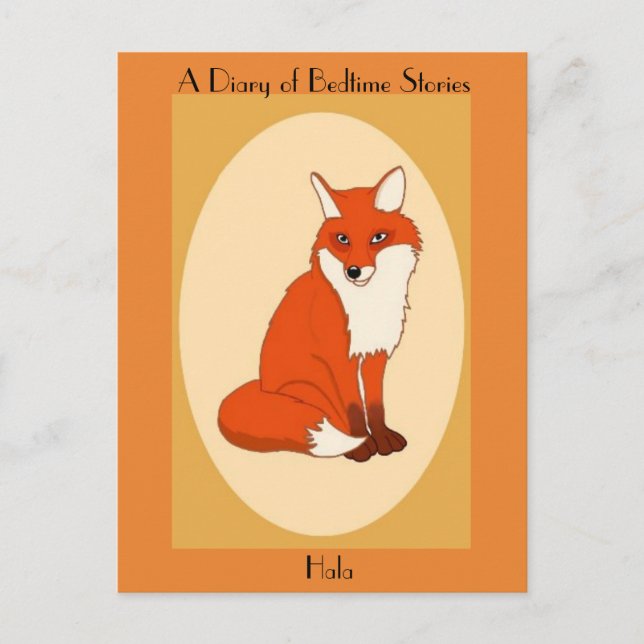Hala the Good Fox Postcard Postkarte (Vorderseite)