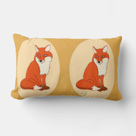 Hala the Good Fox Reversible Lendenkissen