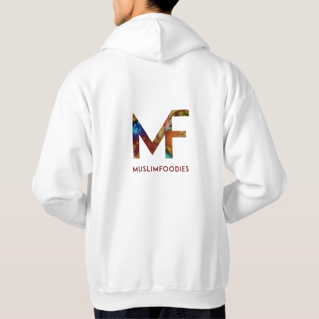 Halal essen hoodie (Rückseite)