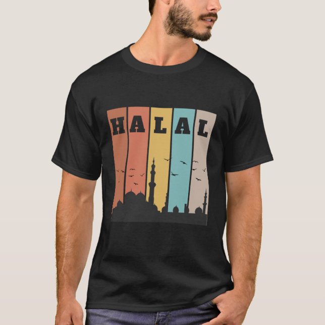 HALAL Islam Islamische Religion Ramadan 2023 T-Shirt (Vorderseite)