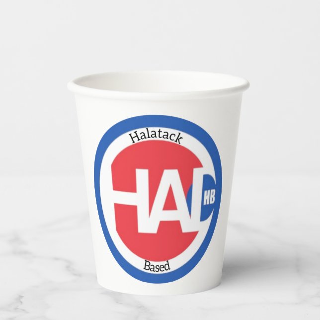 Halatack Paper Cups Pappbecher (Vorderseite)