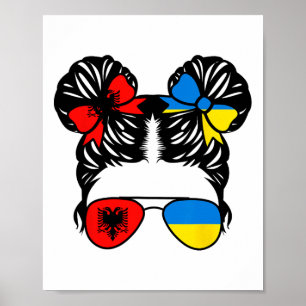 Halb Alnian Halb Ukrainisches Mädchen Alnia Kinder Poster