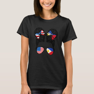 Halb-Amerikaner Half Filipino Girl USA Philippine  T-Shirt