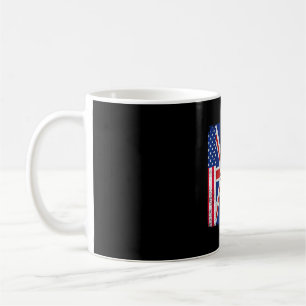 Halb amerikanisch halb britisch USA-Flagge Vereini Kaffeetasse