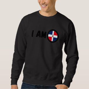 Halb Amerikanisch Halb Dominikanisch USA & Dominik Sweatshirt