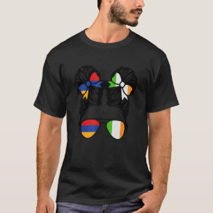 Halb-armenisches Halbirdisches Mädchen Armenia kid T-Shirt