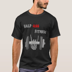 Halb-Ass-Fitness Skelett T-Shirt