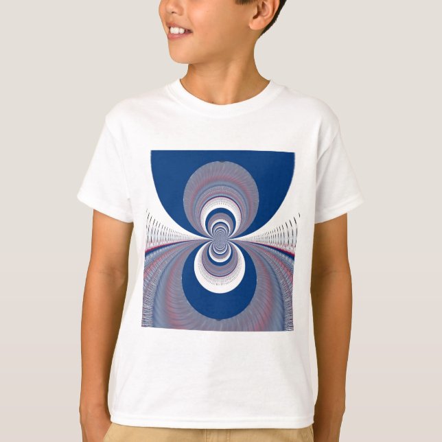 Halb Blau T-Shirt (Vorderseite)