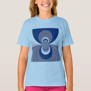 Halb Blau T-Shirt