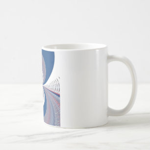Halb Blau Tasse