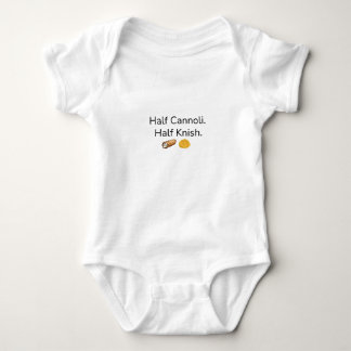Halb Cannoli. Halb Knish Baby-Bodyanzug Baby Strampler