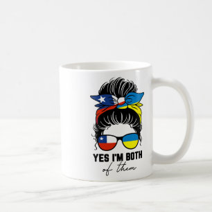 Halb chilenisches halb ukrainisches Mädchen Chile Kaffeetasse