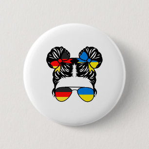 Halb Deutsche Halb Ukrainische Mädchen Deutschland Button