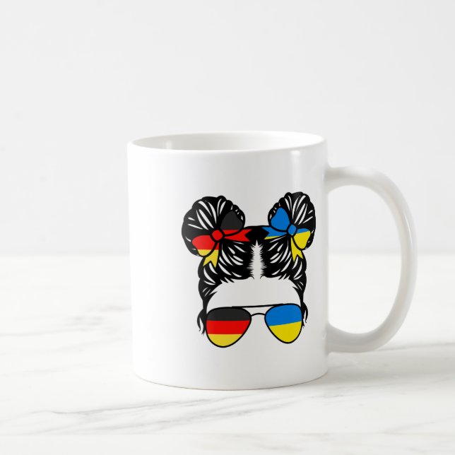 Halb Deutsche Halb Ukrainische Mädchen Deutschland Kaffeetasse (Rechts)