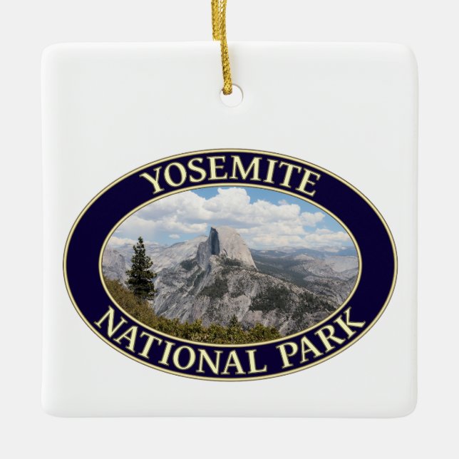 Halb Dome, Yosemite National Park, Kalifornien Keramikornament (Vorderseite)