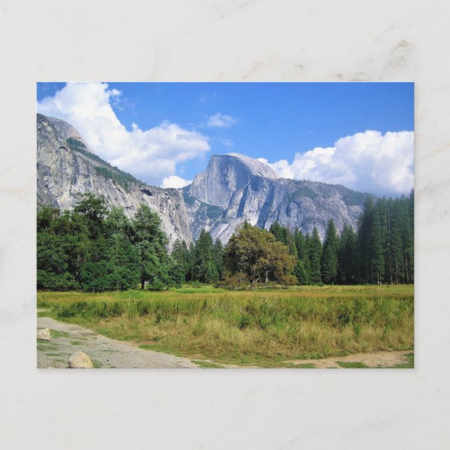 Halb Dome, Yosemite National Park, Kalifornien Postkarte (Vorderseite)