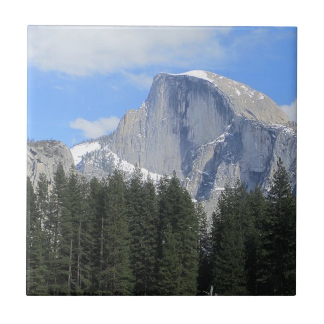 Halb Dome, Yosemite Nationalpark Tile Fliese (Vorderseite)