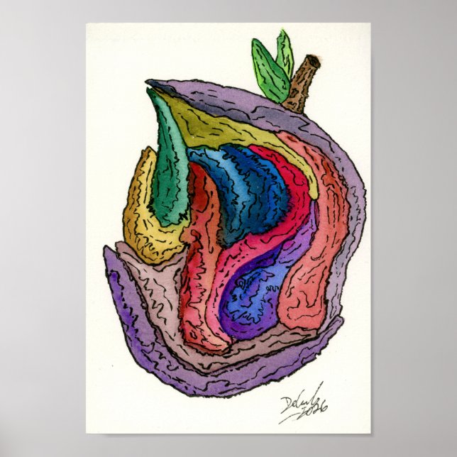 Halb gegessen poster (Vorne)