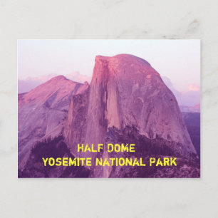 Halb getan, Yosemite-Nationalpark Postkarte