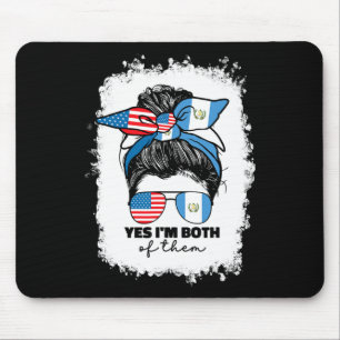 Halb guatemaltekisch und amerikanisch Guatemala US Mousepad