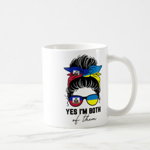Halb Haitianerin Halb Ukrainerin Mädchen Haiti Ukr Kaffeetasse