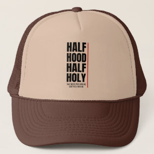 HALB HOOD HALB HEILIG TRUCKER-MÜTZE TRUCKERKAPPE