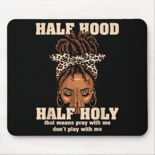 Halb Hood halb heilige beten christliche afrikanis Mousepad