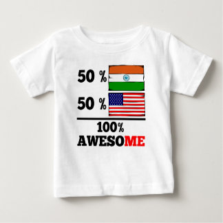 Halb indischer halber Amerikaner Baby T-shirt
