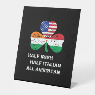 Halb irisch Halb Italienisch Alle amerikanischen F Sockelschild
