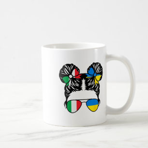 Halb italienisches halb ukrainisches Mädchen Itali Kaffeetasse