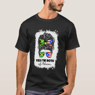 Halb jamaikanisch und puerto-ricanisch Rico Jamaik T-Shirt