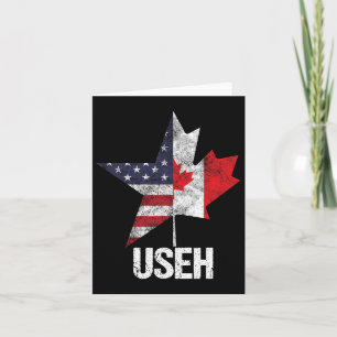 Halb kanadische amerikanische Flagge USA Kanada US Karte
