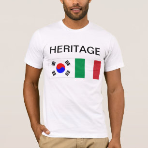 Halb koreanisches, halb italienisches Erbe T-Shirt