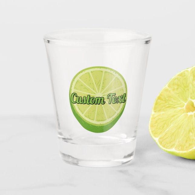 Halb Limon Schnapsglas (Vorderseite)
