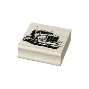 Halb LKW Gummistempel