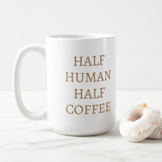 Halb Mensch halb Kaffeetasse